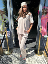 Life isn't perfect set korte mouw " taupe