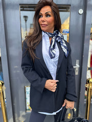 Oversized colbert "Jus de pom" Marine blauw