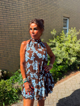 Kort jurkje Rosie blauw