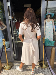 Knoopjurk "Couture" Beige
