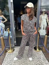 2 delig set "Sem" luipaardprint