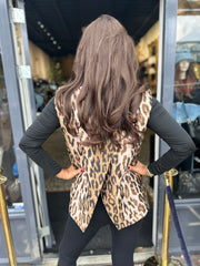 Gilet "Panter taupe" Split