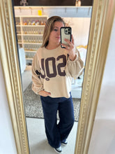 Sweater "BISOUS" Beige bruin