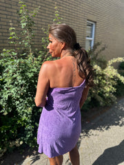 Badstof dress Jane” Paars”