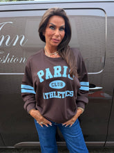 Sweater "Paris" Donkerbruin