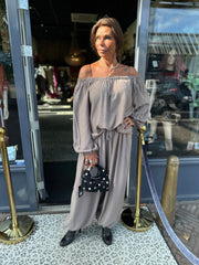 2 delig set "Sunday" taupe