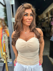 By Swan “Cups” top beige