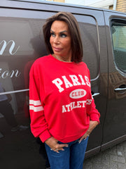 Sweater "Paris" Rood