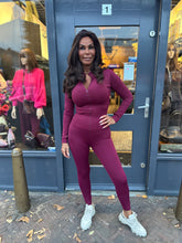 2 delig set “Sporty” bordeaux