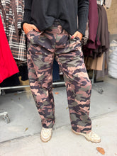 Camo pants groen/choco/beige