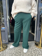 Pantalon "High stretch" groen