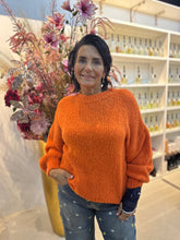 Gebreide trui "Knitted" Oranje