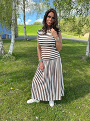 Streepjurk “swing” Brown