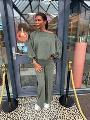2 delig comfyset pofmouw groen