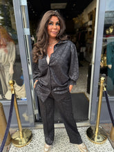 2 delig set "Sophia" Zwart