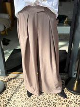 Wijde broek "Mies" taupe
