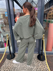 2 delig comfyset pofmouw groen