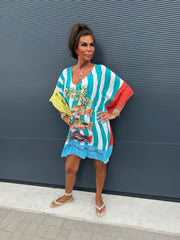 Tuniek jurk met print "Squeeze The day"