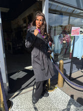 Lange jas "Rainy days" Black