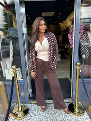 Blazer "Stippel" Bruin