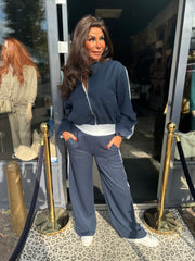 2 delig set "Sporty" Donkerblauw