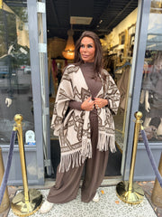 Poncho "Foesji" Beige