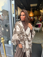 Poncho "Foesji" Beige
