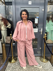 2 delig set “Je T’Aime” Oud roze