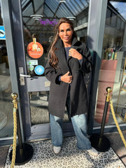 Trenchcoat "Chantie" Zwart