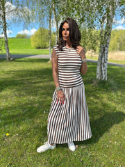 Streepjurk “swing” Brown