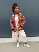 Kimono /jasje "Coby" print Bruin