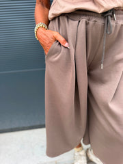 Comfy Culotte donkertaupe