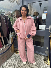 2 delig set “Je T’Aime” Oud roze