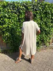 Jurkje "Kalyn" v-hals Beige
