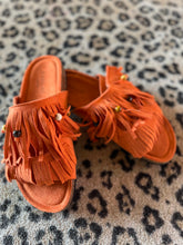Franje slippers Oranje