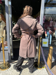 Lange jas "Rainy days" Coffee