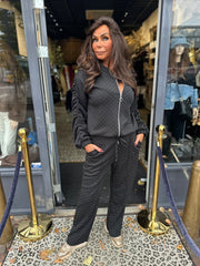 2 delig set “Shine" Zwart