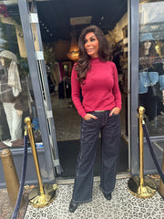 Turtle top "Rosalie" Bordeaux