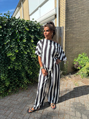 2 delig set "formentera" zwart
