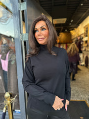 Turtle top "Java" Zwart