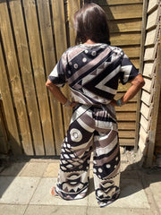 2 delig set "Bali" Zwart