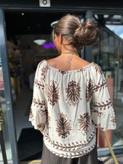 Blouse "Lover" Beige