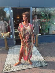 Lurex Jurk “Buena” korte mouw