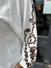 Blouse "Broderie" wit