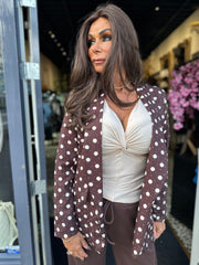 Blazer "Stippel" Bruin