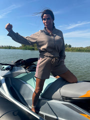 2 delig set kort "Annidas" taupe