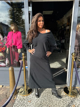 2 delig set “lange rok” zwart