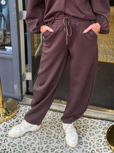 Comfy broek "Ballon" Donkerbruin