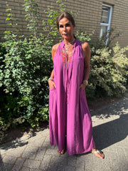 Jumpsuit Gold&Silver Castello Lilac