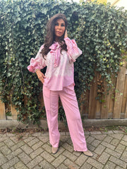 Strikblouse "Jill" Roze